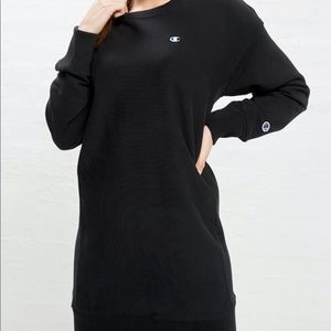 Black Champion Sweater Dress